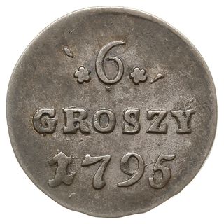 6 groszy 1795, Warszawa, Plage 212, ładne