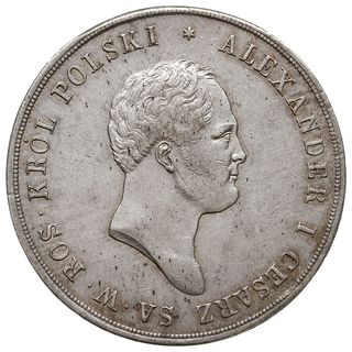 10 złotych 1820, Warszawa, srebro 31.00 g, Plage 23, Bitkin 819 (R), Berezowski 25 zł, minimalne justowanie, rzadkie i bardzo ładne