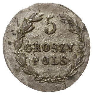5 groszy 1820, Warszawa, Plage 116, Bitkin 858, patyna