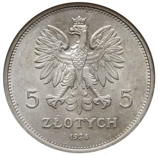 5 złotych 1928, Warszawa, Nike”, Parchimowicz 11