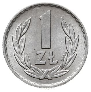 1 złoty 1969, Warszawa, Parchimowicz 213.f, aluminium, wyśmienity
