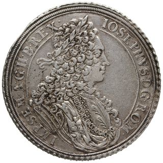talar 1711, Wrocław, Aw: Popiersie w prawo i nap