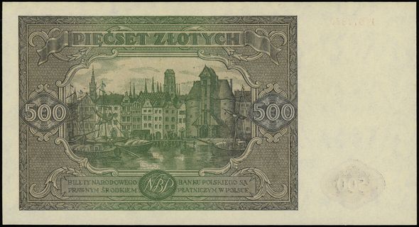 500 złotych 15.01.1946, seria I, numeracja 97783
