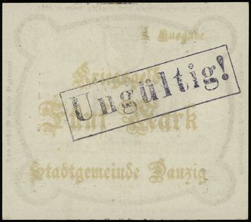 Kriegs-Geld, 5 marek 12.10.1918, numeracja 28924