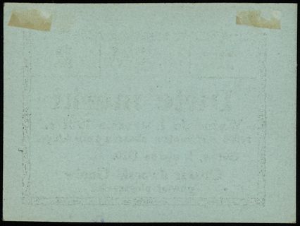 zestaw bonów: 50 fenigów, 1 i 2 marki, 1.03.1920