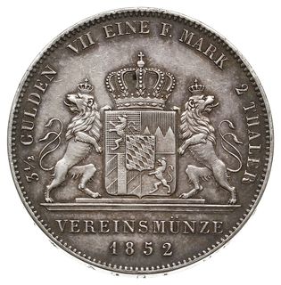 dwutalar 1852, AKS 146, Dav. 601, Thun 91, ładny egzemplarz, patyna
