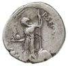 denar 44 pne, Rzym, Aw: Popiersie Cezara w chuście w prawo, DICT PERPETV[O CAESAR], Rw: Wenus stoj..