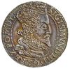 szóstak 1599, Malbork, rzadsza odmiana z dużą głową króla, różnobarwna patyna, bardzo ładne