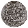 trojak 1595, Lublin, odmiana ze znakiem Topór (z