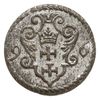 denar 1596, Gdańsk, małe cyfry daty, CNG 145.VII, piękny