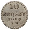 10 groszy 1813 IB, Warszawa, duże cyfry nominału