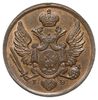 3 grosze polskie z miedzi krajowej 1826, Warszawa, Iger KK.26.1.a, Plage 161, Bitkin 1025, moneta ..
