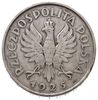 5 złotych 1925, Warszawa, Konstytucja”, odmiana z 81 perełkami, srebro 25.04 g, Parchimowicz 113.b..