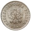 1 złoty 1949, Warszawa, Parchimowicz 212.a, miedzionikiel, wyśmienite