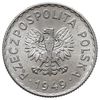 1 złoty 1949, Warszawa, Parchimowicz 212.b, aluminium, wyśmienicie zachowane