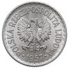 1 złoty 1957, Warszawa, Parchimowicz 213.a, aluminium, ogromnie rzadka moneta, szczególnie w tak p..