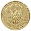 200.000 złotych 1991, Warszawa, PRÓBA Jan Paweł II, złoto 31.09 g, Parchimowicz P.640, moneta w et..
