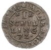 szeląg 1572, Dahlen, odmiana z trójlistkiem pod 