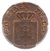 3 fengi 1822 B, Wrocław, AKS 33, moneta w pudełku PCGS z notą MS 64RB, wyśmienite, z naturalną bar..