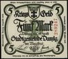 Kriegs-Geld, 5 marek 12.10.1918, numeracja 28924