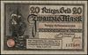 Kriegs-Geld, 20 marek 15.11.1918, numeracja 1575