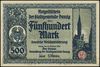 Der Senat der Stadtgemeinde Danzig, 500 marek 31.10.1922, numeracja 100197, Miłczak G2, Jabł. 3726..