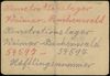 Buchenwald, SS-Standort-Kantine, bon na 1 markę, numeracja 57976, Campbell 3952a2, z adnotacjami \..