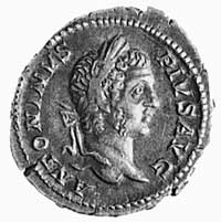 denar, Aw: Głowa cesarza w wieńcu w prawo i napi