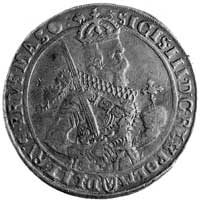 talar 1630, Bydgoszcz, Aw: Półpostać i napis, Rw: Tarcza herbowa i napis,Kop.III.7, Gum.1219, Dav...