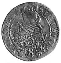 grosz 1579 omyłkowy, Poznań, Aw: Popiersie, poni