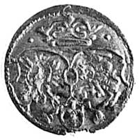 trzeciak 1619, Kraków, Aw: Monogram, Rw: Tarcze herbowe, Kop.III.4 -R-,H-Cz.1494 R2, Gum.-, bardzo..