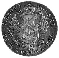 1 złoty 1818, Warszawa, j.w., Plage 62, egzemplarz w stanie gabinetowym