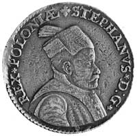 medal b.d. wybity z okazji odzyskania przez Stefana Batorego Inflant i Połockaw 1582 r., Aw: Popie..