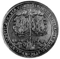 medal sygn. S.D. (Sebastian Dadler) wybity w Gdańsku w 1646 r z okazji zaślubin króla Władysława I..