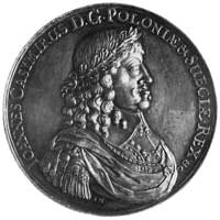 medal sygnowany IH (Jan Höhn senior) wybity w 1658 r. w Toruniu z okazjiuwolnienia miasta Torunia ..