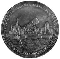 medal niesygnowany wybity w 1754 r. w Toruniu na pamiątkę 300 rocznicypowrotu Prus Królewskich do ..
