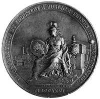 medal sygnowany I P Holzhauesser wybity w 1766 r. na zlecenie KomisjiMonetarnej na pamiątkę reform..
