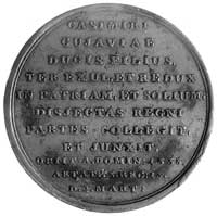 medal Holzhaeussera - Władysław Łokietek, Aw: Popiersie króla i napis wokół, Rw:Napis, H-Cz.3420 R..