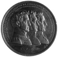 medal niesygnowany wybity w 1833 r. w Krakowie z