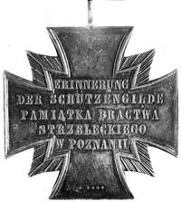 pamiątkowy krzyż sygnowany G. Loos Bractwa Strze