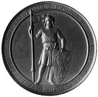 medal sygnowany W.Kullrich, Berlin, wybity w 1860 na pamiątkę nadania prawmiejskich Tczewowi, Aw: ..