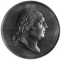medal sygnowany De Puymaurin i Depaulis wybity w 1822 r. z okazji wystawysztuki egipskiej i grecki..