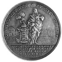 medal niesygnowany chrzcielny (XVIII-wieczny), A