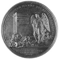 medal sygnowany Loos wybity w 1817 r. ku czci dr Johanna Goercke, generalnegochirurga armii pruski..