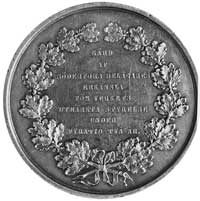 medal niesygnowany, b.d., Aw: Popiersie barona Pehra Adolfa Tamma, trzyczwarte w lewo i napis, Rw:..