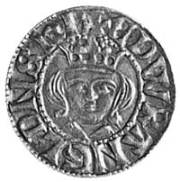 Edward II (1307-1327), denar, Aw: Głowa w koroni