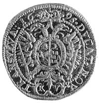 dukat 1695, Klausenburg, Aw: Popiersie cesarza w
