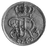 Fryderyk II, 1/48 talara 1749, Cleve, j.w., Schrötter 841, Olding 164