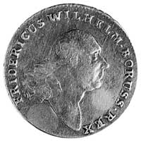 Fryderyk Wilhelm II (1786-1797), 3 grosze (trojak) 1797, Wrocław, Aw: Głowa i napis,Rw: Tarcza her..