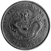 1 dolar 1907, prowincja Pei-yang, j.w., Dav.l88